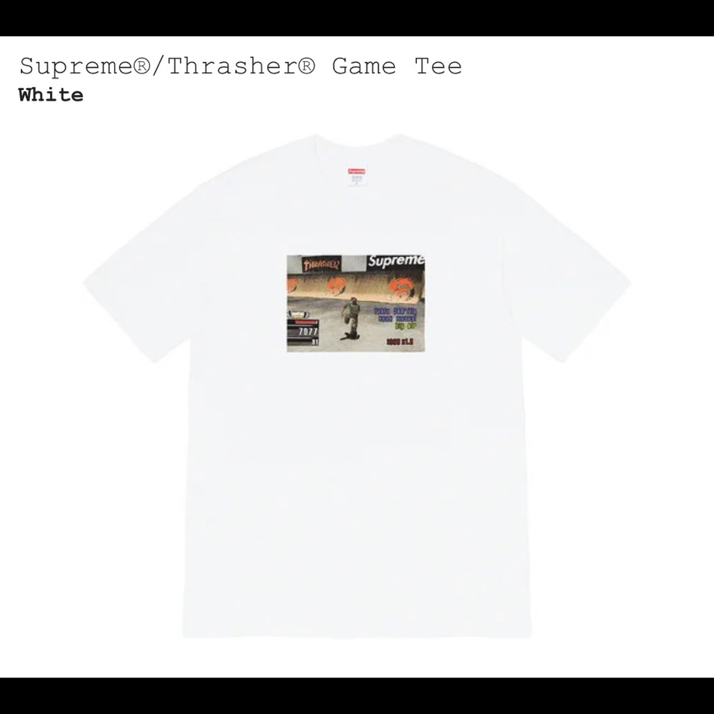 Supreme x Thrasher Game Tee